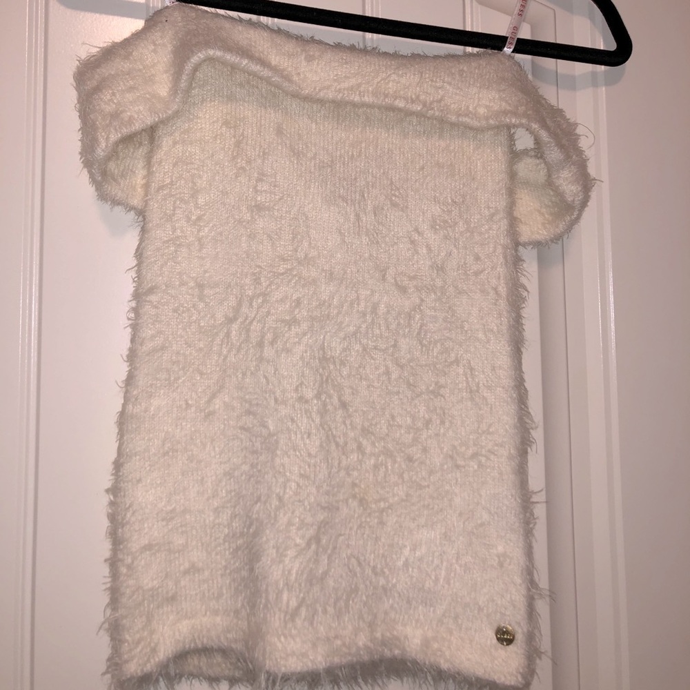 Furry Strapless shirt!!
